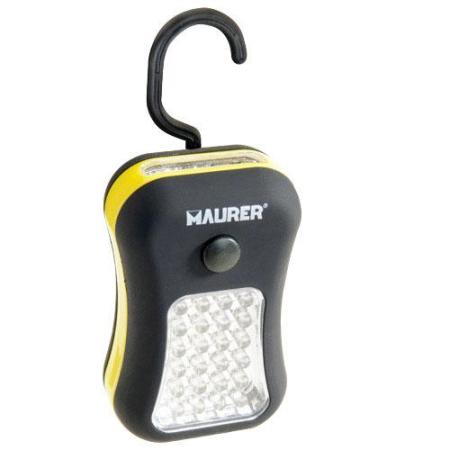 LINTERNA MAURER LED  (24 + 4) COLGADOR E IMAN