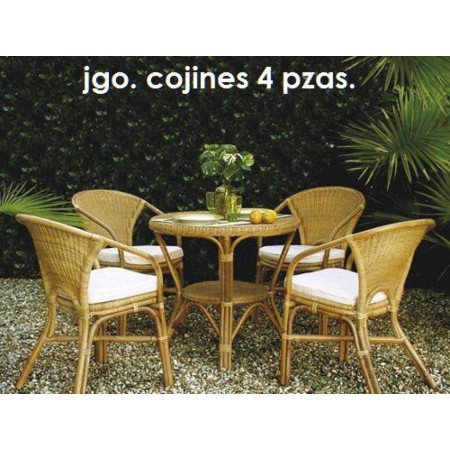 COJINES PARA VENTOTENE NATURAL JUEGO 4 PIEZAS BEIGE