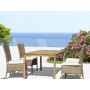 MESA JARDIN MADERA TECA NATURAL CANNES