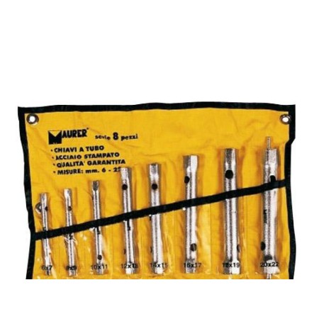 JUEGO LLAVES TUBO TUBULAR MAURER     8 PIEZAS