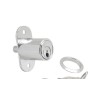 CERRADURA PUERTA CORREDERA PULSADOR 147/27 MM.   CROMADO