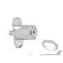 CERRADURA PUERTA CORREDERA CON PULSADOR 347/27 MM.  CROMADO
