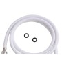 FLEXO DUCHA PVC REFORZADO BLANCO 2,00 METROS
