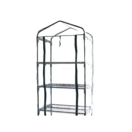 INVERNADERO PORTATIL PVC 4 NIVELES 157 CM. 