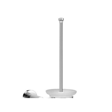 ESCOBILLERO MAURER WC PARED CRISTAL FROST  INOXIDABLE