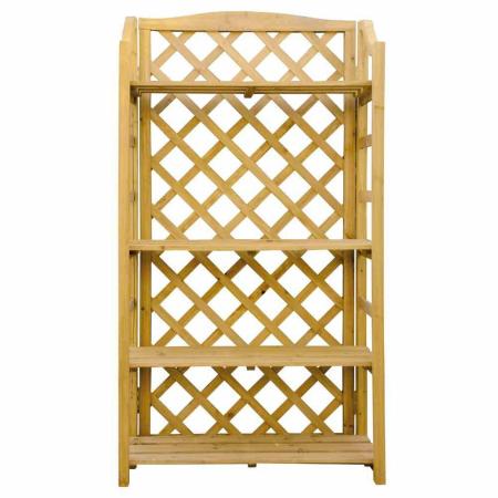 ESTANTERIA JARDIN MADERA 67X30X125CM