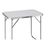 MESA PLAYA PLEGABLE ACERO 80X60X70CM