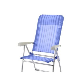 SILLA PLAYA ALUMINIO ATOKOS 5 POSICIONES AZUL