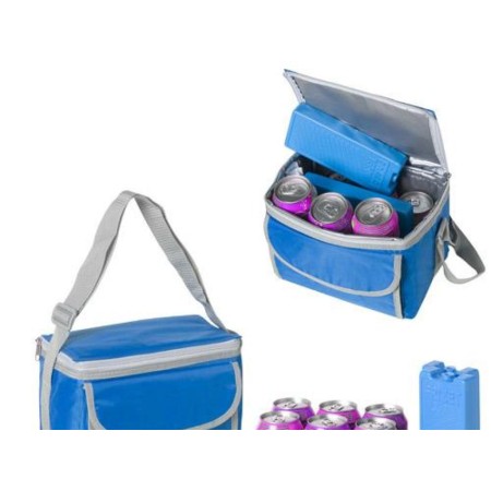 NEVERA BOLSA TERMICA 5 LITROS AZUL