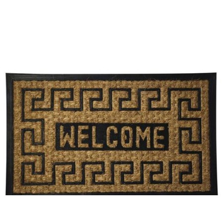 FELPUDO ORYX FIBRA COCO Y GOMA WELCOME 45X75 CM. 