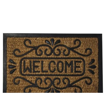 FELPUDO ORYX FIBRA COCO Y GOMA WELCOME 40X60 CM. 