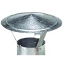 SOMBRERO GALVANIZADO PARA ESTUFA DE 120MM