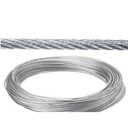 CABLE GALVANIZADO 3 MM.   (ROLLO 25 METROS) NO ELEVACION
