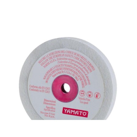 MUELA ESMERILADORA YAMATO 120W125X15X12,6 GRANO  60