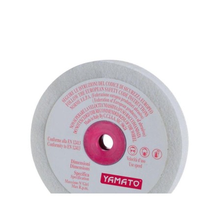 MUELA ESMERILADORA YAMATO 120W 125X15X12,6 GRANO 100