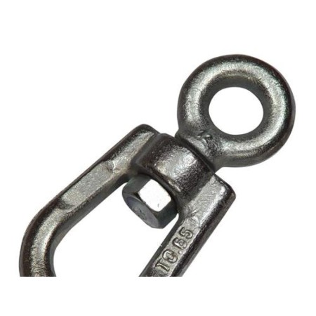 GRILLETE GIRATORIO SIMPLE ACERO  10 MM. 