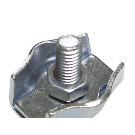 SUJETACABLES PLANO SIMPLE   6 MM.   (BOLSA100 UNIDADES)