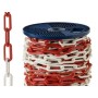 CADENA PLASTICO BICOLOR   6MM  ROLLO 25 METROS