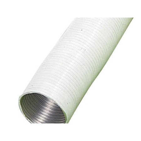 TUBO ALUMINIO COMPACTO BLANCO Ø 200 MM.  / 5 METROS