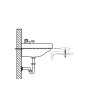 JUEGO ESCUADRAS SOPORTE LAVABO 10 CM.   (2PIEZAS)