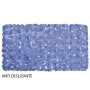 ALFOMBRA BAÑO ANTIDESLIZANTE STONE 69X36 CM.  AZUL