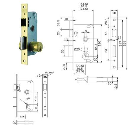 CERRADURA TESA 2002 - HL/30