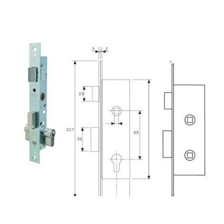 CERRADURA TESA 2204 - NM/15