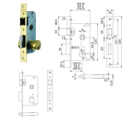 CERRADURA TESA 2000 - HL/40