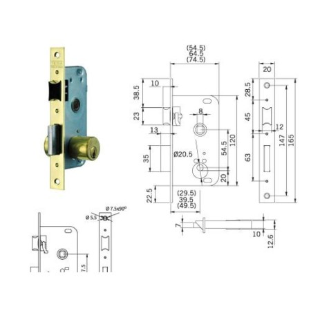 CERRADURA TESA 2002 - HL/40