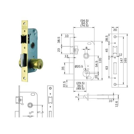 CERRADURA TESA 2004 - HL/40