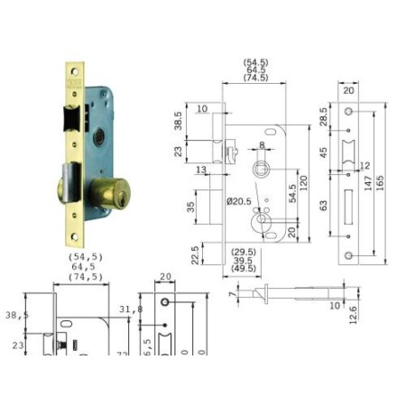 CERRADURA TESA 2005 - HL/40
