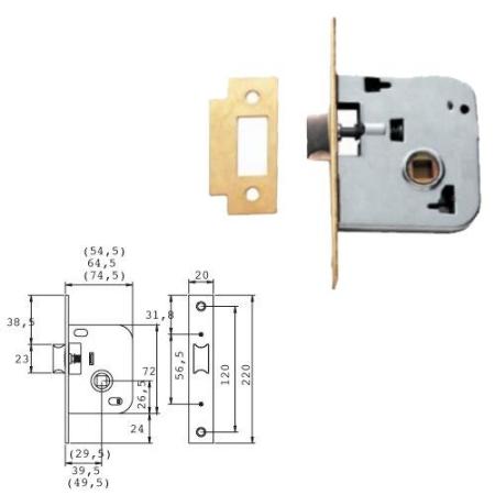 CERRADURA TESA 2005 - HL/50