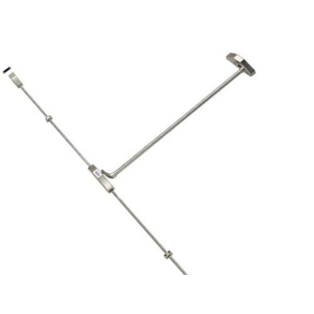 CERRADURA TESA ANTIPANICO 1930 /90X8 NEGRA Y ROJA
