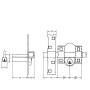 CERROJO FAC 301 - L/ 80 - P