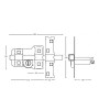 CERROJO FAC 302 - L/115 - N/ DERECHA