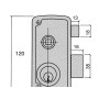 CERRADURA UCEM 4056 - B - HB/65/ IZQUIERDA