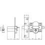 CERROJO FAC 301 - R/ 80 - N      BOMBILLO 70
