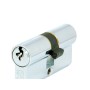 CILINDRO FAC LLAVE DENTADA 60 - F 30X30 NIQUELADO 13,5 MM. 