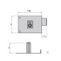 CERRADURA CVL 124A/ 10/HE DERECHA