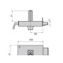 CERRADURA CVL1125AR/ 10/HE IZQUIERDA