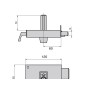 CERRADURA CVL 125A/ 12/HE IZQUIERDA