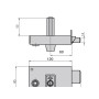 CERRADURA CVL1125BR/ 12/HE DERECHA