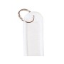 LLAVERO PORTAETIQUETAS BLANCO