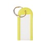 LLAVERO PORTAETIQUETAS AMARILLO