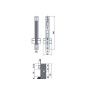 CERRADURA LINCE 5570 - 20    FRENTE INOXIDABLE