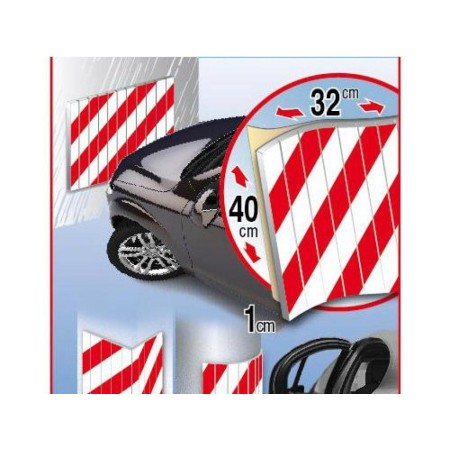 PROTECTOR ANTIROCES COCHERA FLEXIBLE 32X40 CM. 