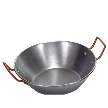 SARTÉN HIERRO PULIDO CON ASAS 45 CM. 