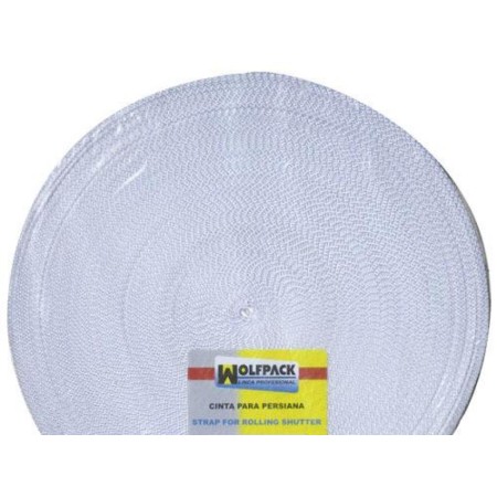 CINTA PERSIANA WOLFPACK GRIS 22 MM.  ROLLO 50 METROS