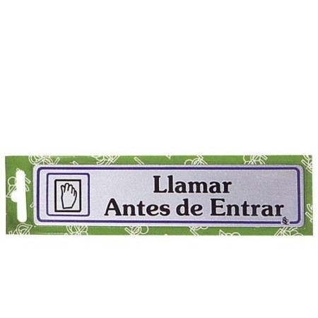 ROTULO LLAMAR ANTES DE ENTRAR
