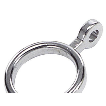 ANILLAS DOBLES CORTINA PLATA